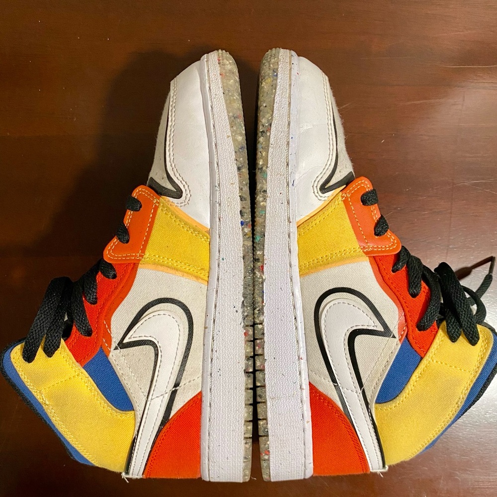 Nike Kids Sneakers - White, Yellow, Orange, Blue